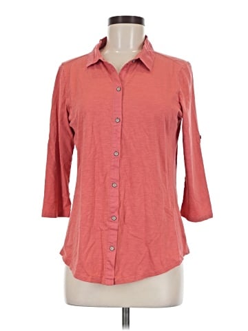 J.Jill 3/4 Sleeve Button-Down Shirt (view 1)
