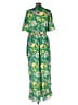 Gibson Latimer 100% Polyester Tropical Green Jumpsuit Size M - photo 2
