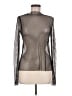 WeWoreWhat Silver Long Sleeve Top Size M - photo 1