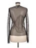 WeWoreWhat Silver Long Sleeve Top Size M - photo 2