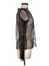 WeWoreWhat Silver Long Sleeve Top Size M - photo 4