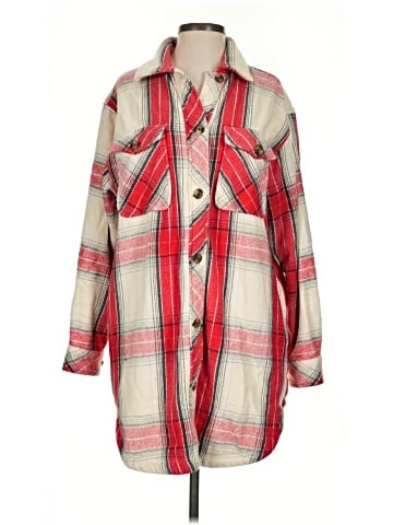 Aerie 3/4 Sleeve Button-Down Shirt (view 1)