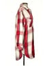 Aerie Plaid Red 3/4 Sleeve Button-Down Shirt Size S - photo 4