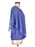 AGB Blue Short Sleeve Blouse Size L - photo 4