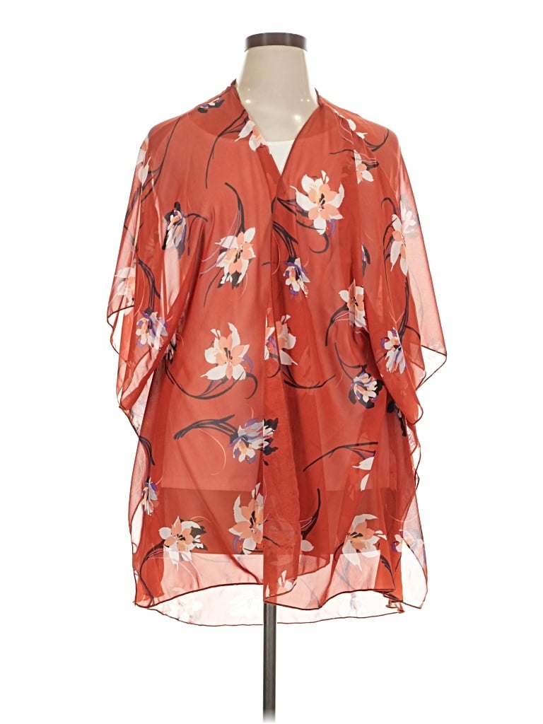 Pre-owned Emory Park Kimono In Orange