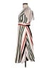 Haute Monde 100% Polyester Stripes White Casual Dress Size M - photo 5