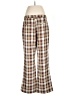 Glamorous Plaid Brown Casual Pants Size 10 - photo 2