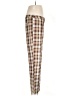 Glamorous Plaid Brown Casual Pants Size 10 - photo 4