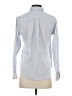 Lands' End Stripes Blue Long Sleeve Button-Down Shirt Size 4 (petite) - photo 2