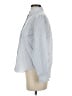 Lands' End Stripes Blue Long Sleeve Button-Down Shirt Size 4 (petite) - photo 5