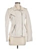 Rebecca Taylor 100% Leather Ivory Leather Jacket Size 8 - photo 1