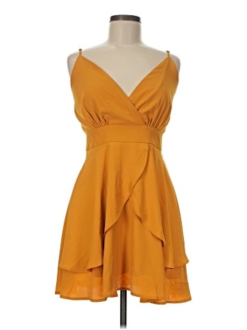 Papaya Cocktail Dress (view 1)
