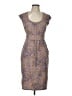 Boden Animal Print Brown Cocktail Dress Size 10L - photo 1