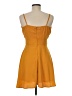 Papaya 100% Polyester Solid Orange Cocktail Dress Size M - photo 2