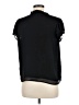 CeCe 100% Polyester Black Short Sleeve Blouse Size M - photo 2
