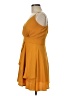 Papaya 100% Polyester Solid Orange Cocktail Dress Size M - photo 5