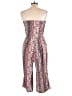 J for Justify Paisley Pink Jumpsuit Size L - photo 2