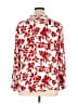 BLOOMCHIC 100% Rayon Red Long Sleeve Blouse Size 14 - 16 - photo 2