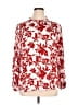 BLOOMCHIC 100% Rayon Red Long Sleeve Blouse Size 14 - 16 - photo 1