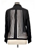 Halogen 100% Polyester Stripes Black Long Sleeve Blouse Size XL - photo 2