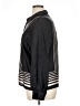 Halogen 100% Polyester Stripes Black Long Sleeve Blouse Size XL - photo 5