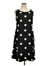 Talbots Polka Dots Black Casual Dress Size 14 - photo 1