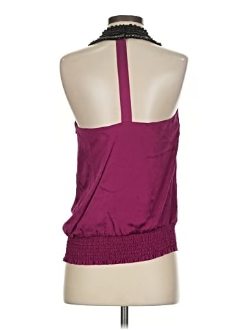 Bebe Sleeveless Silk Top (view 2)