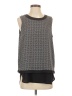 Pleione 100% Polyester Gray Sleeveless Blouse Size S - photo 1