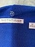 Notations Blue 3/4 Sleeve T-Shirt Size 1X - photo 4