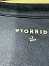 Torrid Blue Short Sleeve T-Shirt Size 1X Plus (1) - photo 4