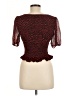 Kookai Red Short Sleeve Top Size Med (2) - photo 2