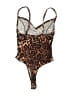 Forever 21 Animal Print Brown One Piece Swimsuit Size M - photo 2