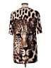 Fashion Nova Animal Print Brown Short Sleeve Top Size L - photo 2