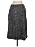 Theory Chevron-herringbone Gray Wool Skirt Size 8 - photo 2
