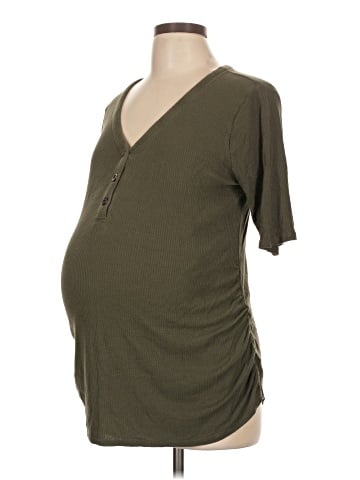 Isabel Maternity Short Sleeve Top (view 1)
