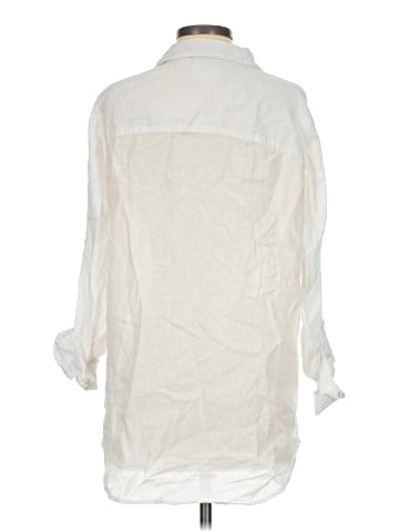 Sigrid Olsen 3/4 Sleeve Button-Down Shirt (view 2)