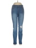 J.Crew Solid Blue Jeans Size 28 waist - photo 1