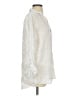Sigrid Olsen 100% Linen Ivory 3/4 Sleeve Button-Down Shirt Size S - photo 4