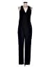 DKNY 100% Polyester Solid Black Jumpsuit Size M - photo 1