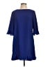 CeCe 100% Polyester Solid Blue Casual Dress Size 10 - photo 1