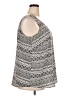 Faded Glory 100% Polyester Gray Sleeveless Top Size 2X - photo 4