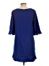 CeCe 100% Polyester Solid Blue Casual Dress Size 10 - photo 2