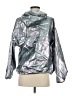 Silence and Noise 100% Polyurethane Metallic Silver Windbreaker Size S - photo 2
