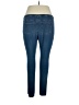 Hue Solid Blue Jeggings Size XL - photo 2