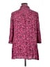 Catherines 100% Rayon Pink 3/4 Sleeve Blouse Size 1X - photo 2
