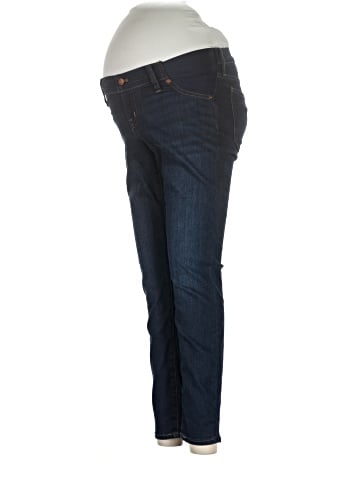 Madewell Maternity Side-Panel Skinny Jeans in Woodland Wash: Adjustable TENCEL&trade; Denim Edition (view 1)