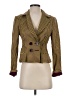 Nanette Lepore Houndstooth Yellow Blazer Size 2 - photo 1