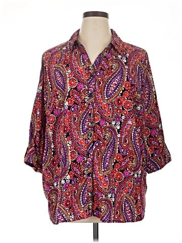 Catherines 3/4 Sleeve Blouse (view 1)