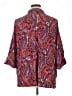 Catherines Paisley Purple 3/4 Sleeve Blouse Size 1X - photo 2