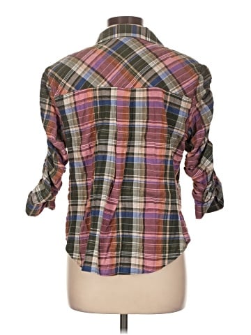 Veronica Beard Jeans 3/4 Sleeve Button-Down Shirt (view 2)